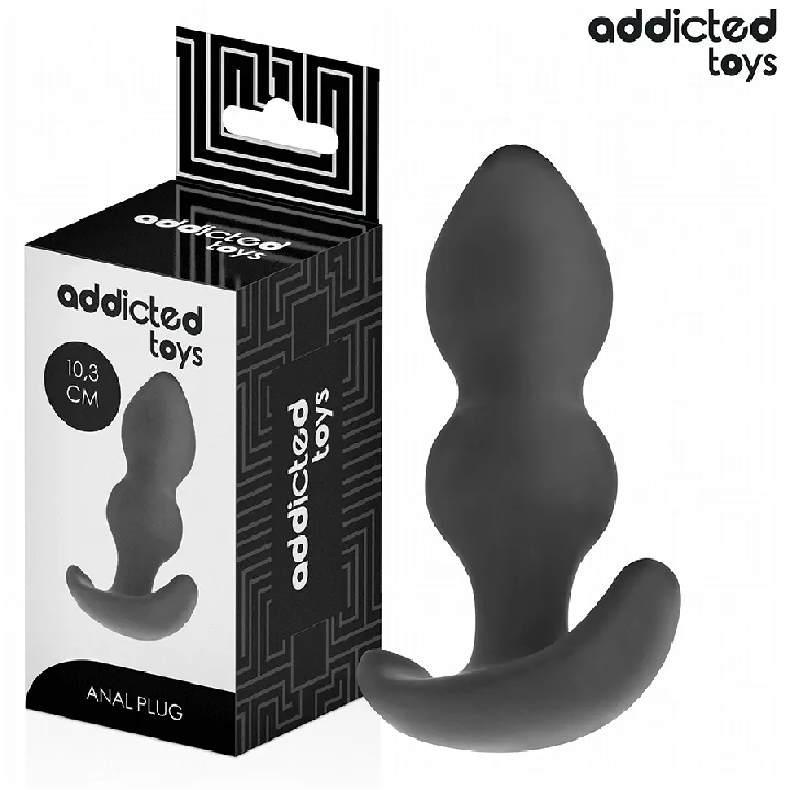 ADDICTED JUGUETES - PLUG ANAL SILICONA TALLA S 10,3 CM