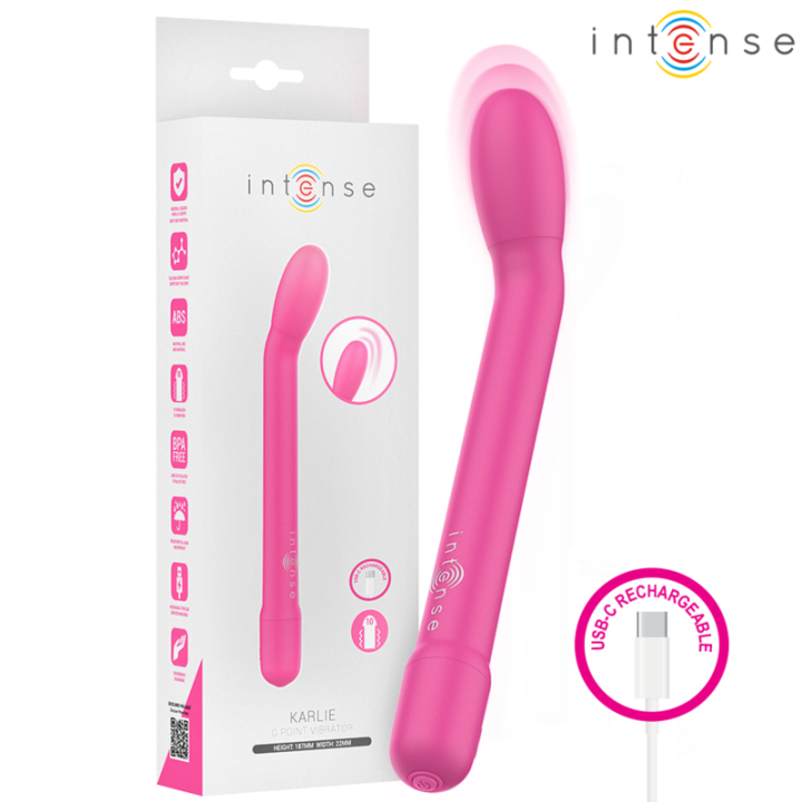 INTENSE - KARLIE ESTIMULADOR PUNTO-G RECARGABLE ROSA