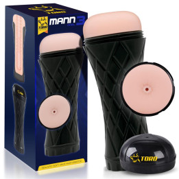 Mann3 Masturbador Masculino Realista Forma de Ano de Minothor | VibraZon