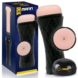 Mann3 Masturbador Masculino Realista Forma de Ano de Minothor