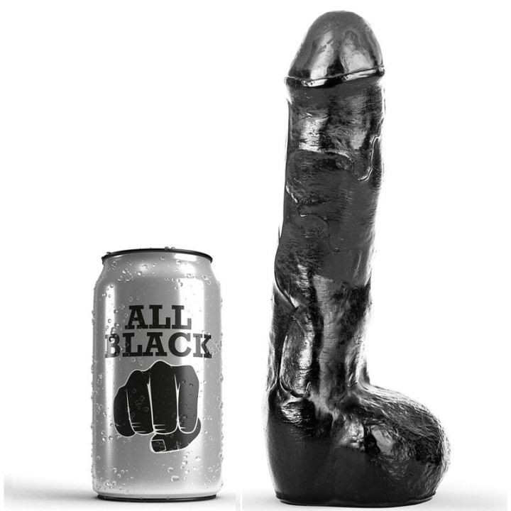 ALL NEGRO - PENE REALÍSTICO ANAL 20 CM