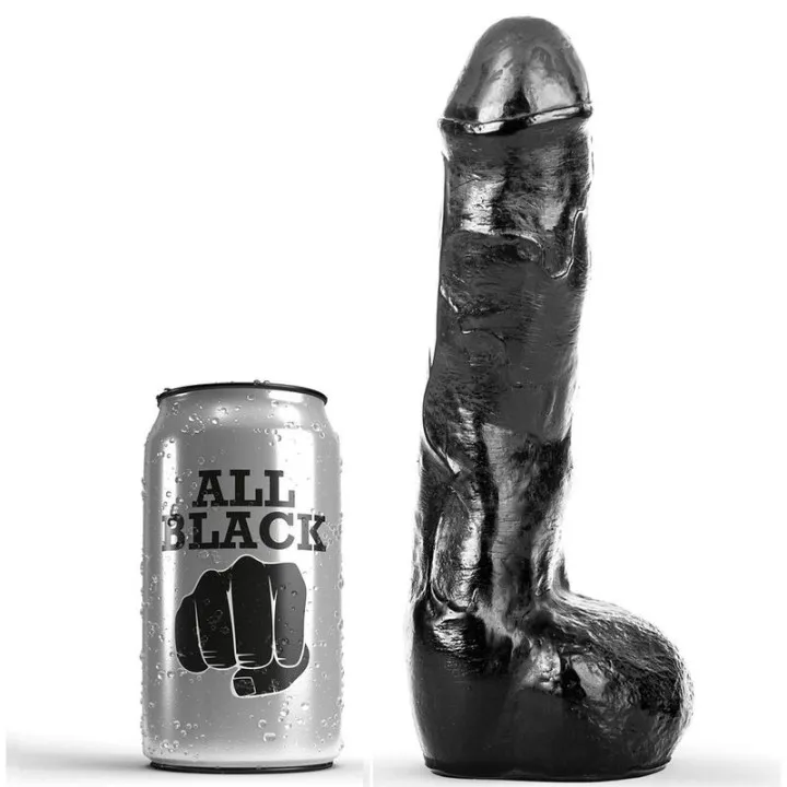 ALL NEGRO - PENE REALÍSTICO ANAL 20 CM