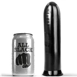 ALL NEGRO - DILDO NEGRO 19 CM