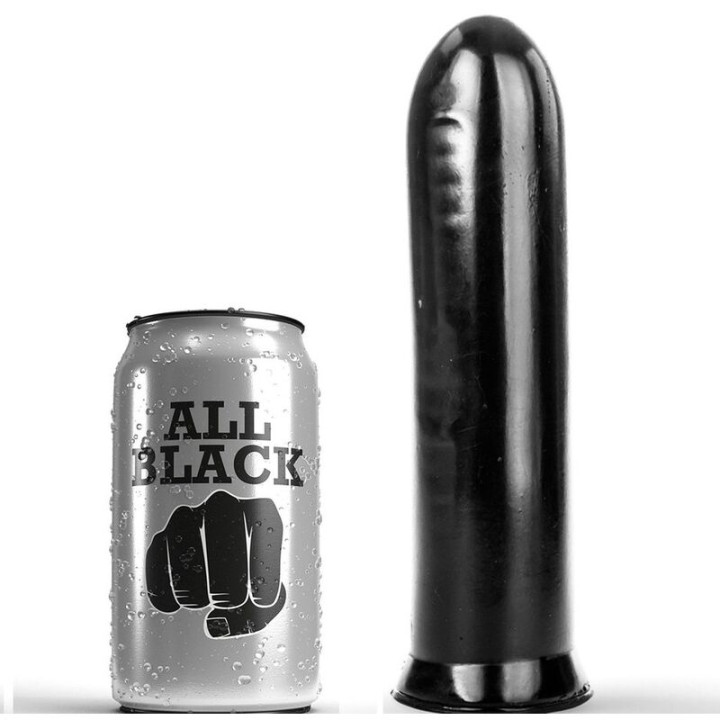 ALL NEGRO - DILDO NEGRO 19 CM