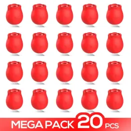 Megapack 20 Rosa Estimuladora con Succión