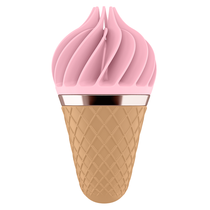 SATISFYER - SWEET TREAT SPINNATOR MARRÓN & ROSA