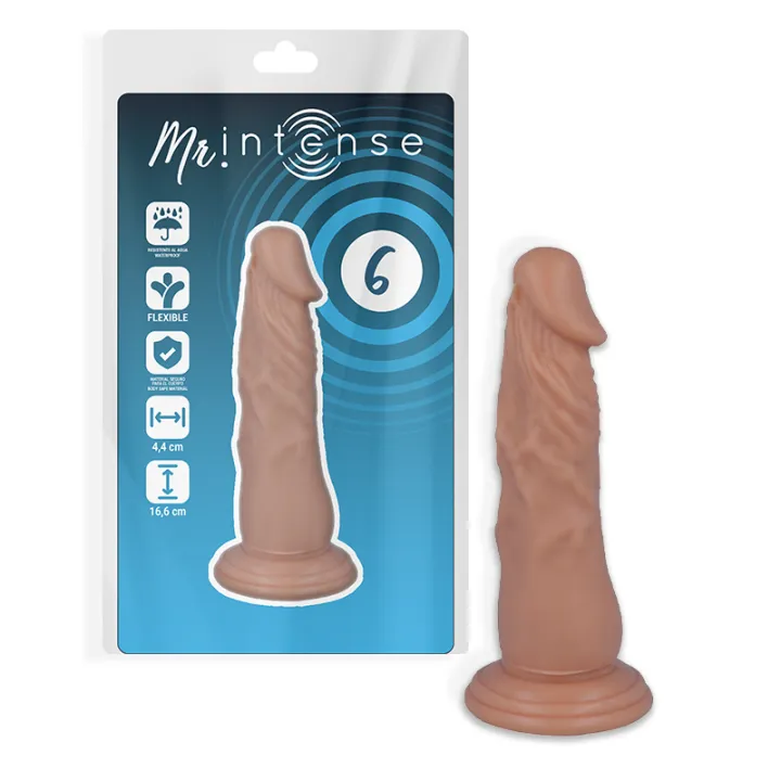 MR INTENSE - 6 PENE REALÍSTICO 16.6 CM -O- 4.4 CM | VibraZon