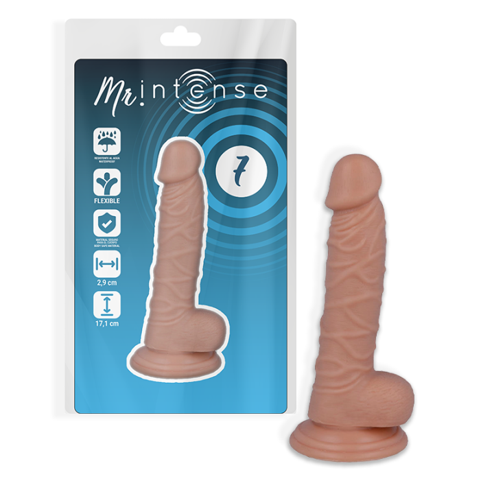 MR INTENSE - 7 PENE REALÍSTICO 17.1 CM -O- 2.9 CM | VibraZon