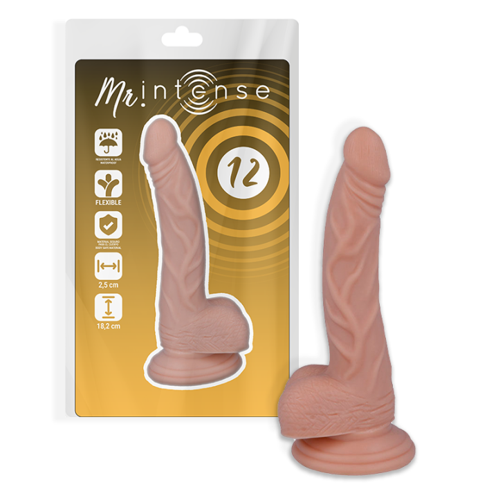 MR INTENSE - 12 PENE REALÍSTICO 18.2 CM -O- 2.5 CM | VibraZon