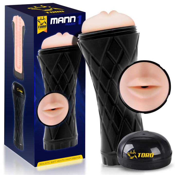 Mann1 Masturbador Masculino Realista Forma Boca de Minothor | VibraZon