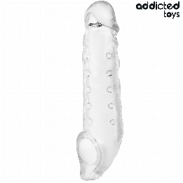 ADDICTED JUGUETES - FUNDA PARA EL PENE TRANSPARENTE TALLA | VibraZon
