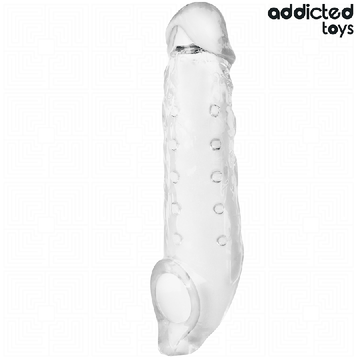 ADDICTED JUGUETES - FUNDA PARA EL PENE TRANSPARENTE TALLA | VibraZon