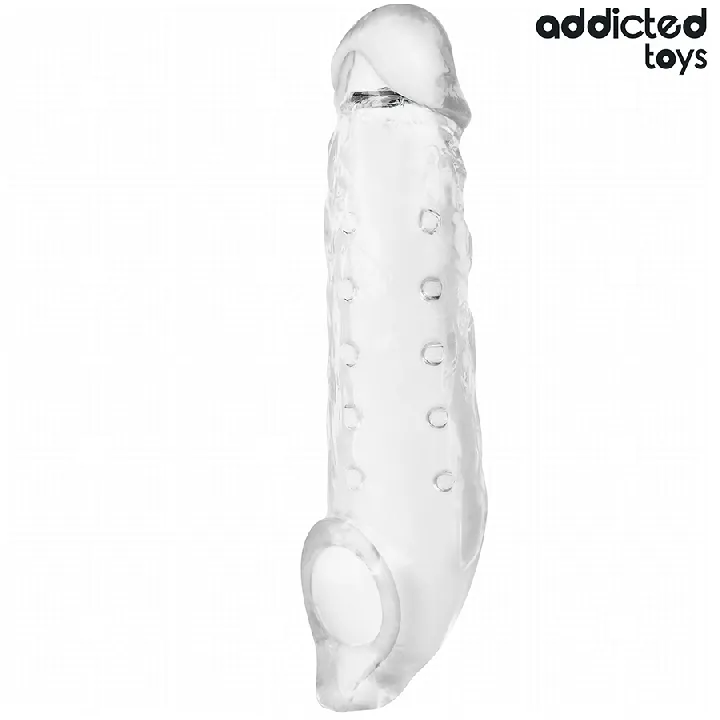 ADDICTED TOYS - FUNDA PARA EL PENE TRANSPARENTE TALLA S 23 CM | VibraZ