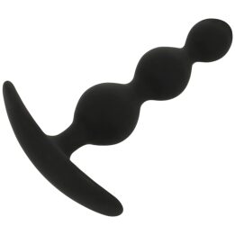 NEGRO&PLATEADO - RUPERT CADENA BOLAS ANALES 10 CM | VibraZon