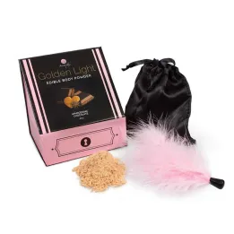 Kit Polvos 100% Comestibles y Plumero Sabor Chocolate, Canela y Jengibre de Secret Play
