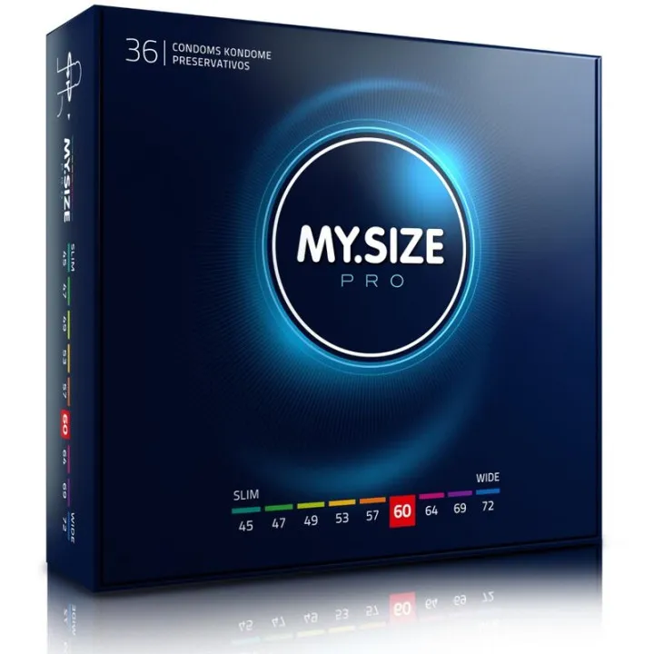 MY SIZE - PRO PRESERVATIVOS 60 MM 36 UNIDADES | VibraZon