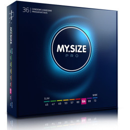MY SIZE - PRO PRESERVATIVOS 64 MM 36 UNIDADES | VibraZon