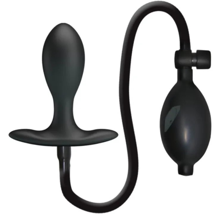 PRETTY LOVE - PLUG ANAL INFLABLE NEGRO | VibraZon