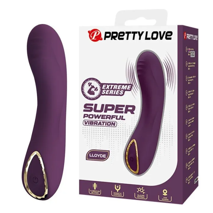 PRETTY LOVE - LLOYDE VIBRADOR RECARGABLE 10 FUNCIONES MORADO | VibraZo