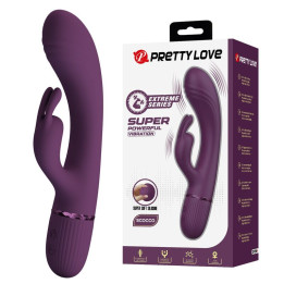 PRETTY LOVE - ROCCO VIBRADOR RABBIT RECARGABLE 10 FUNCIONES MORADO | V