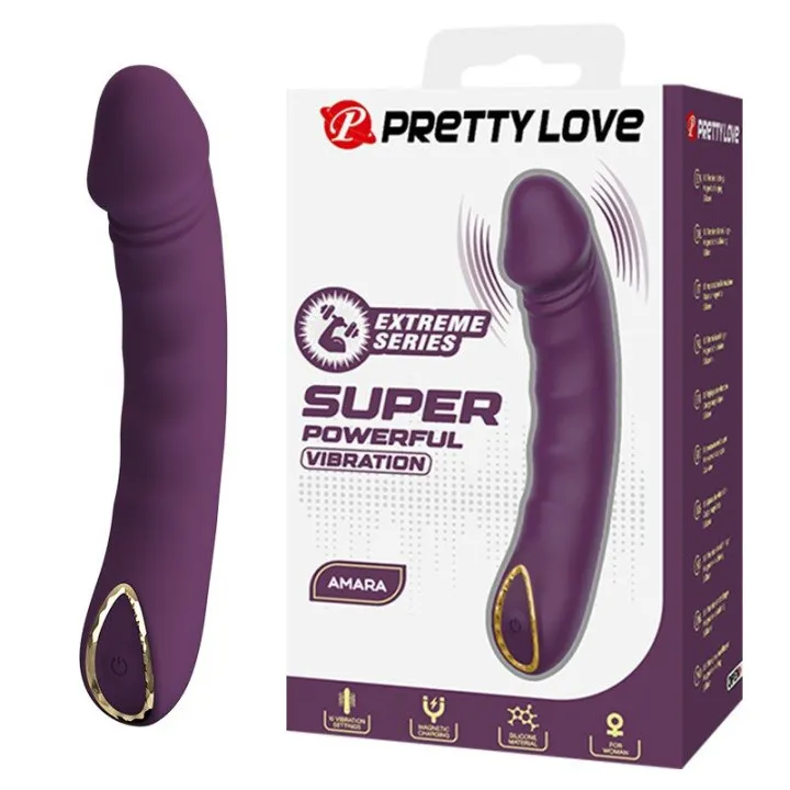 PRETTY LOVE - AMARA VIBRADOR RECARGABLE 10 FUNCIONES MORADO | VibraZon