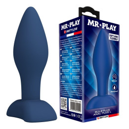 MR PLAY - PLUG ANAL CÓNICO SILICONA AZUL L | VibraZon