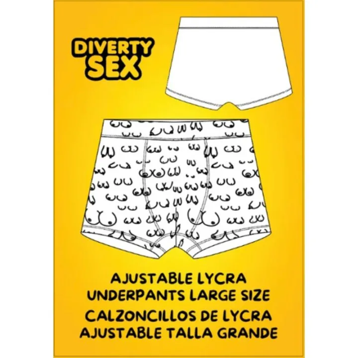 DIABLO PICANTE - CALZONCILLO TETAS TALLA GRANDE | VibraZon