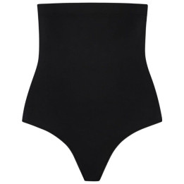BYE-SUJETADOR - TANGA DE TALLE ALTO SIN COSTURAS NEGRO | VibraZon