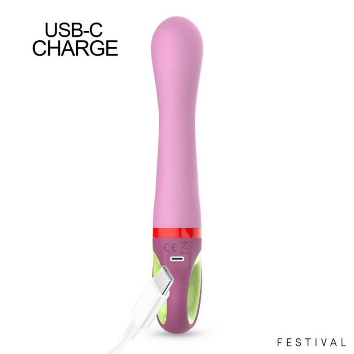 Kandy Estimulador 10 Funciones USB-C de Festival | VibraZon