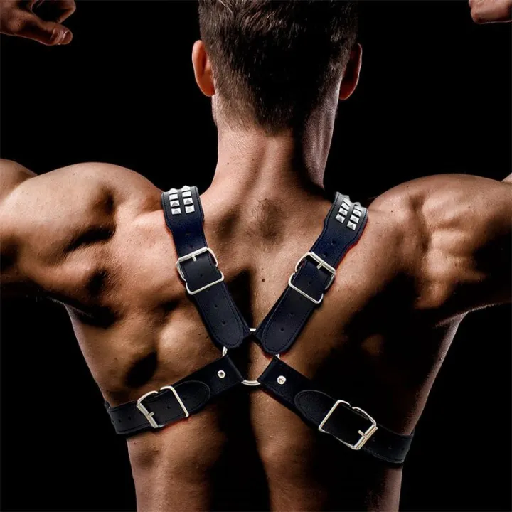 Adonis Arnés Masculino para el Pecho Cuero Vegano de Intoyou Bdsm Line