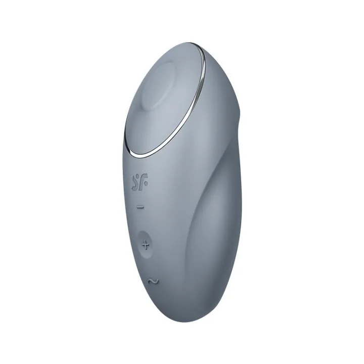 Satisfyer Tap & Climax 1 gris: vibrador con golpeteo