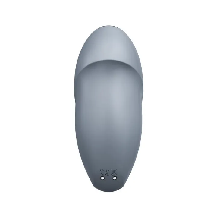 Satisfyer Tap & Climax 1 gris: vibrador con golpeteo