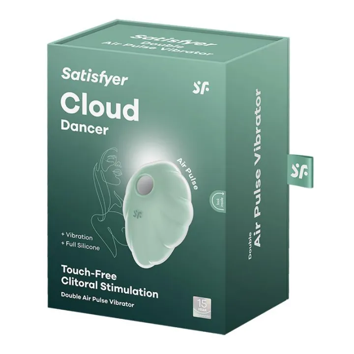Satisfyer Cloud Dancer menta: succionador y vibrador