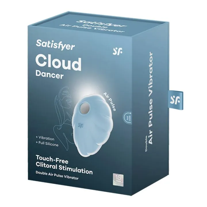 Satisfyer Cloud Dancer azul: succionador y vibrador