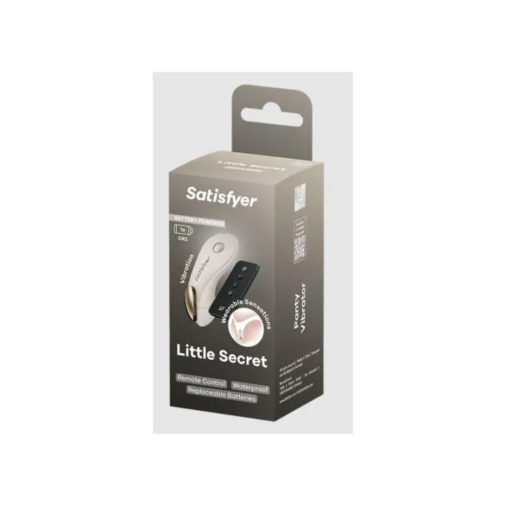 Satisfyer Little Secret Battery Series gris: vibrador con mando