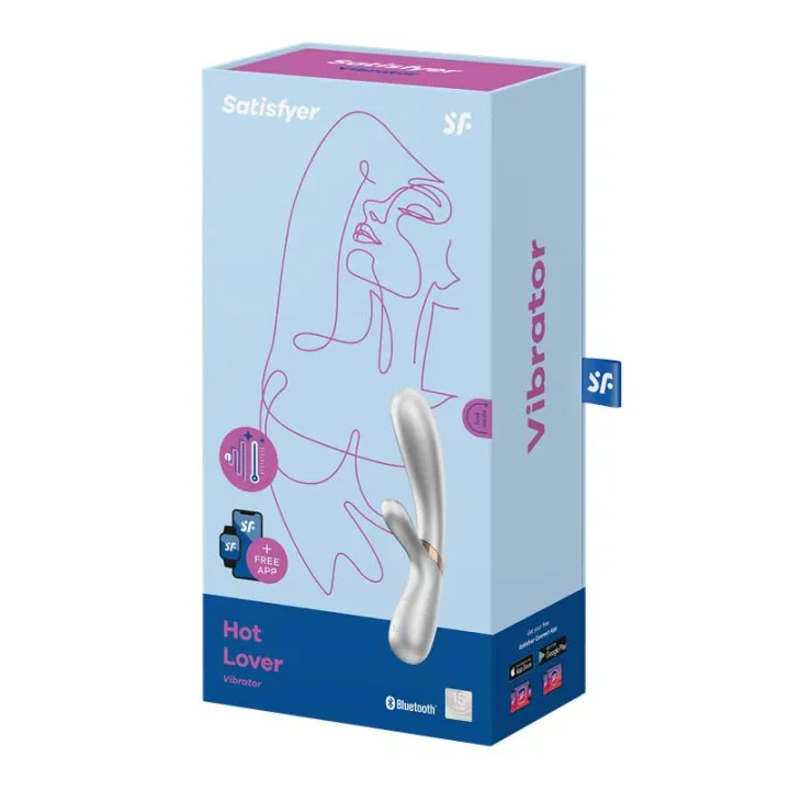 Satisfyer Hot Lover plata y champán: vibrador con calor y app