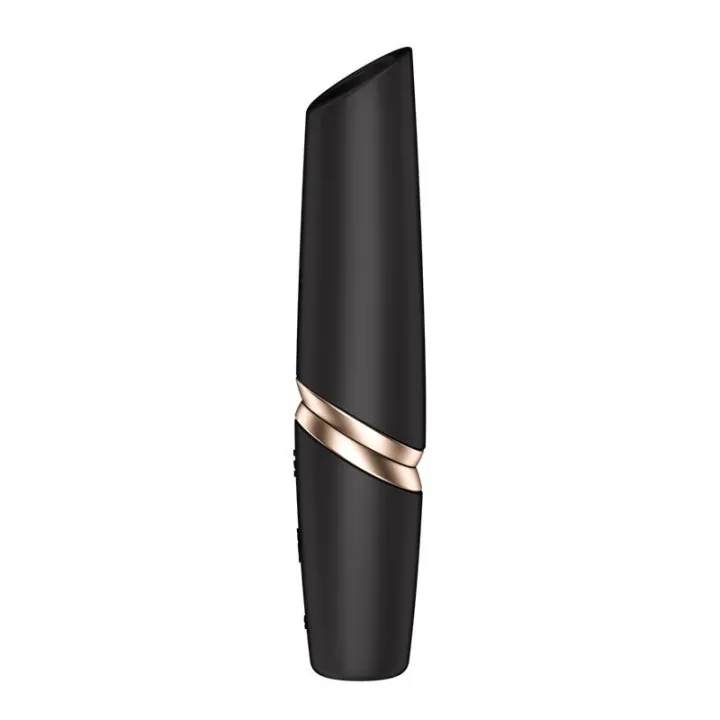 Satisfyer Perfect Kiss: succionador negro con carga USB-C