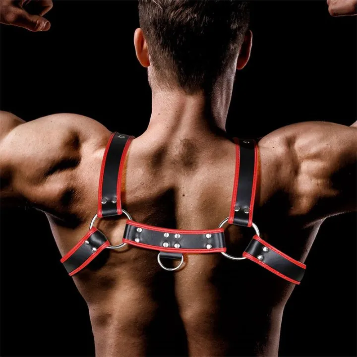 Odiseo Arnés Masculino para el Pecho Cuero Vegano de Intoyou Bdsm Line