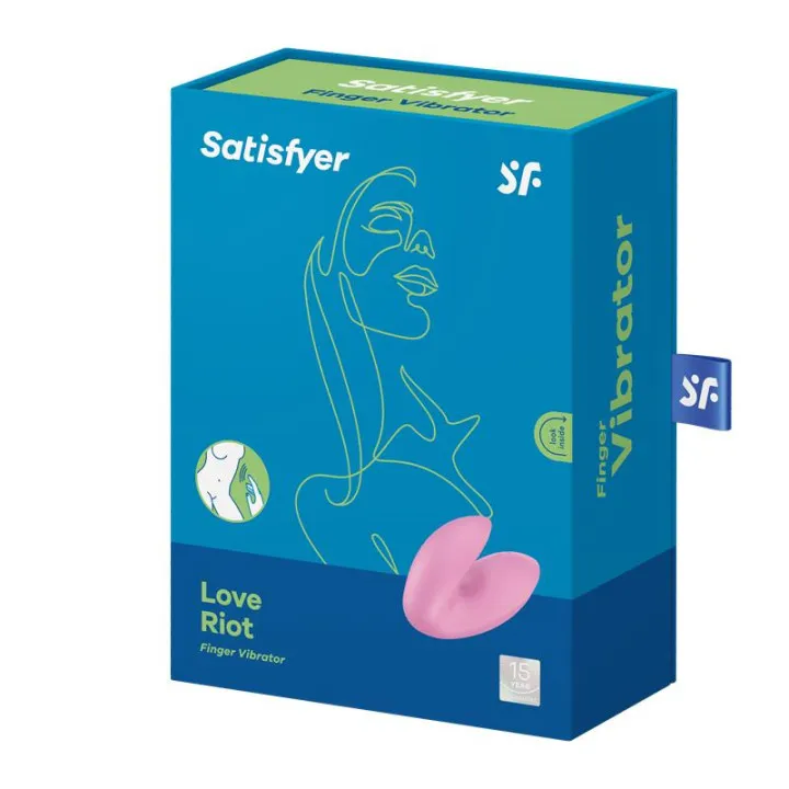 Satisfyer Love Riot rosa: vibrador de dedo