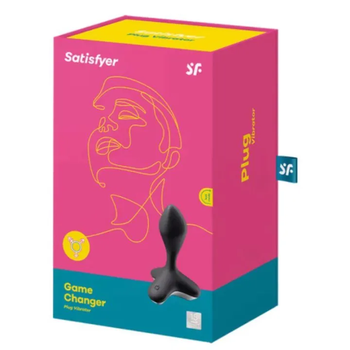 Satisfyer Game Changer negro: plug vibrador con app