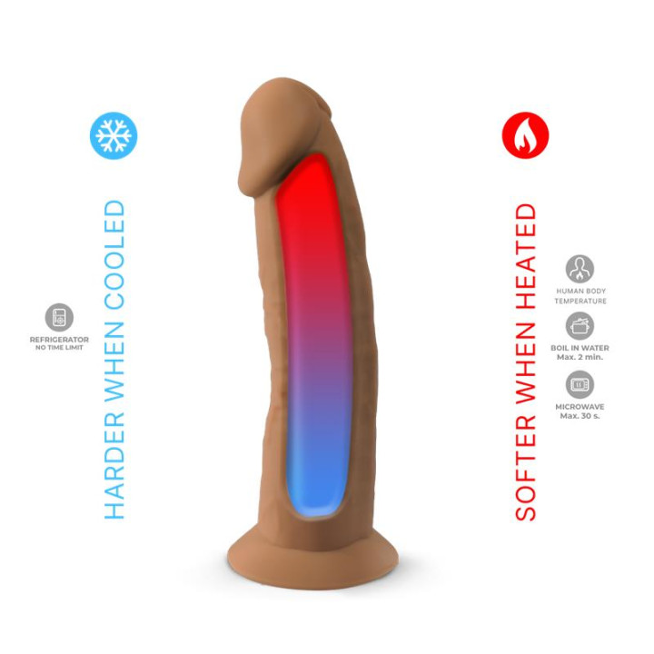 Dildo Dual Density Mod. 2 - 7.5 Caramel de Silexd | VibraZon