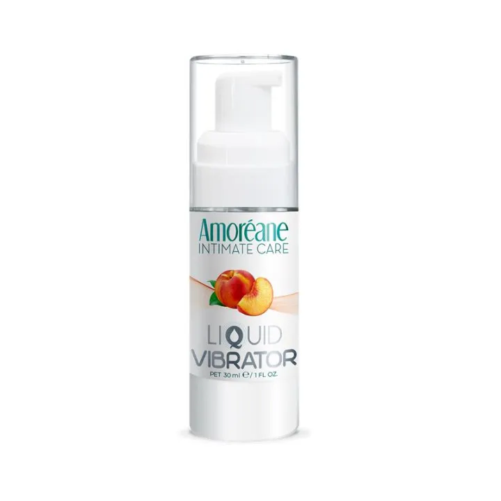 Vibrador Líquido Sabor Melocotón 30 ml de Amoreane