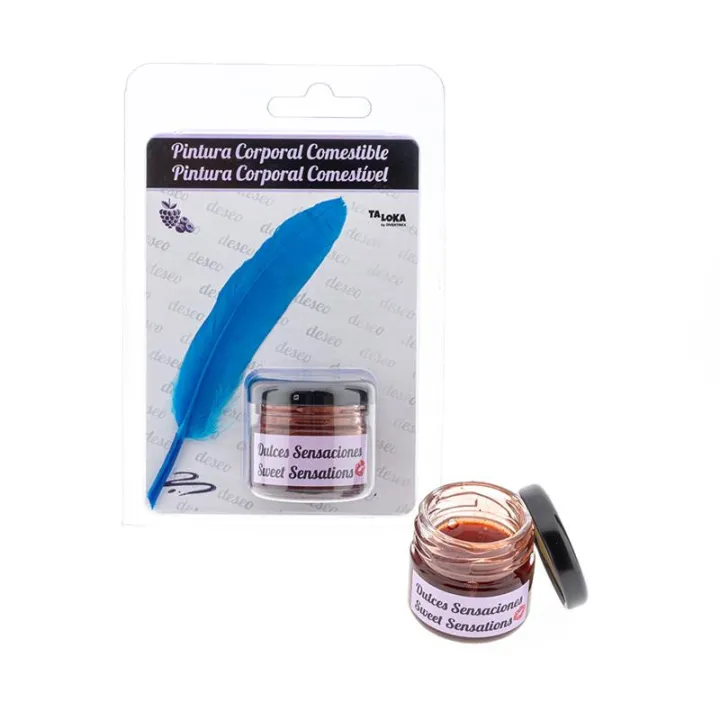Pintura Corporal Besable Sabor Frutas del Bosque de Taloka