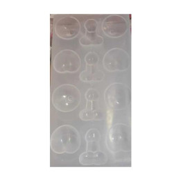 Cubitera en Forma de Pene y Pecho de Diverty Sex | VibraZon