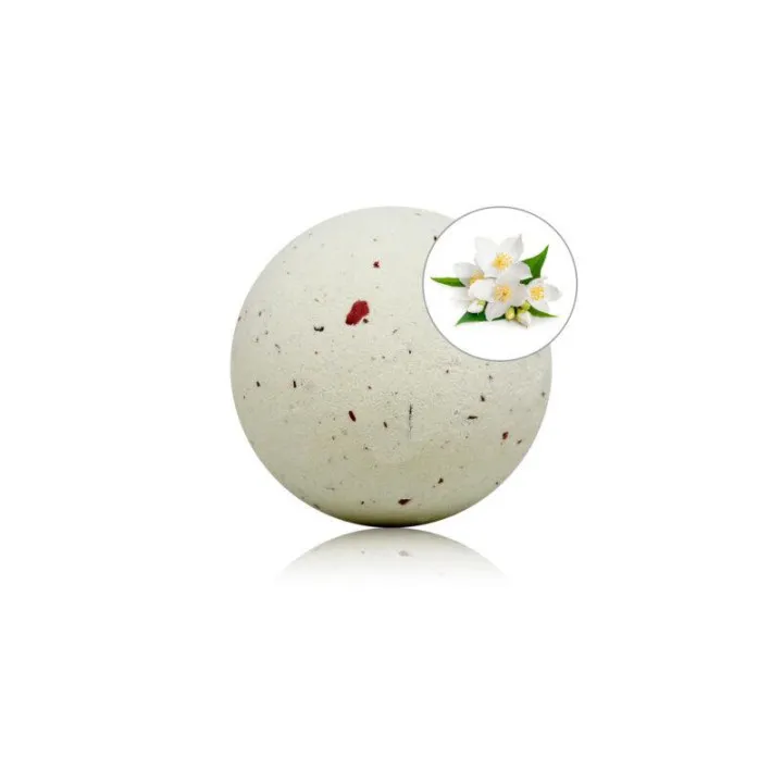 Bomba de Baño Aroma Jazmín con Pétalos de Rosa 150 gr de Taloka