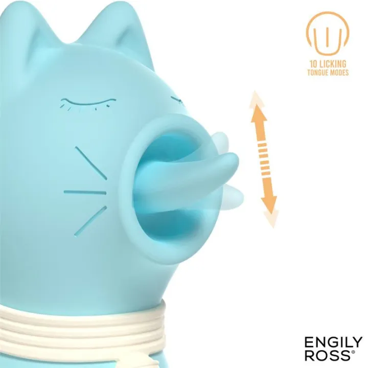 Meow Masajeador con Lengua Licking de Engily Ross
