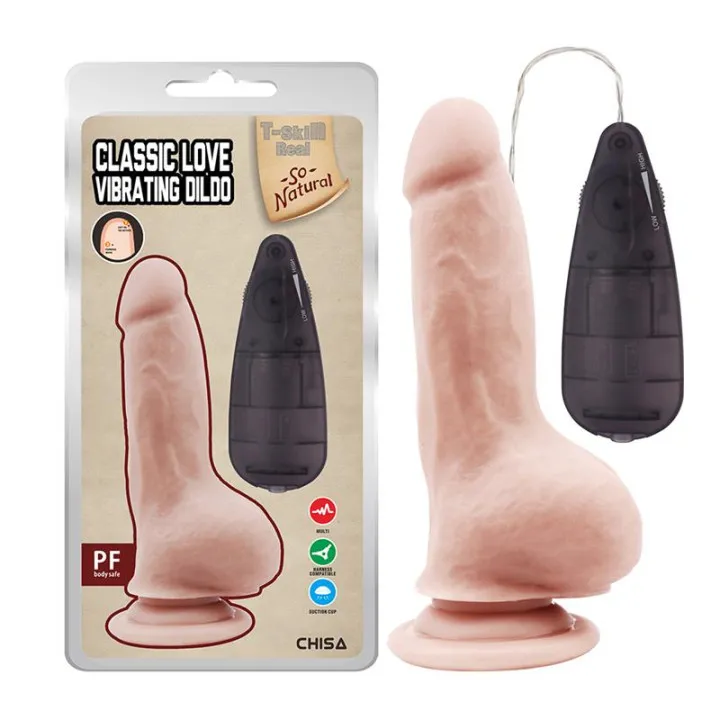 Dildo Vibrador Realista Classic Love 7,8 de Chisa