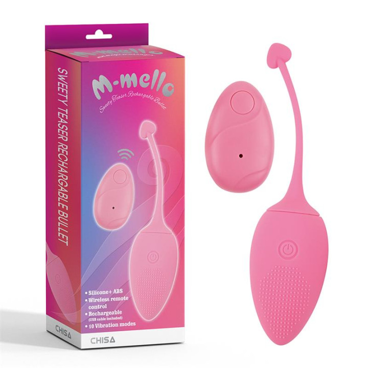 Huevo Vibrador Control Remoto Sweety Teaser USB 5.7 de Chisa | VibraZon
