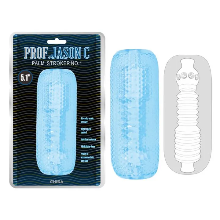 Masturbador Masculino Palm Stroker No. 1 - 4.9 Azul de Chisa
