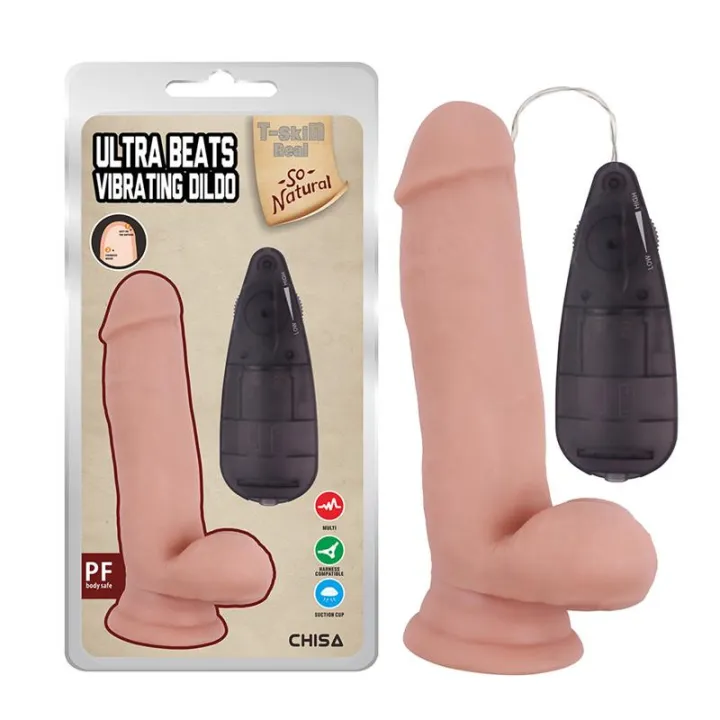 Dildo Vibrador Realista Ultra Beats 6.8 de Chisa